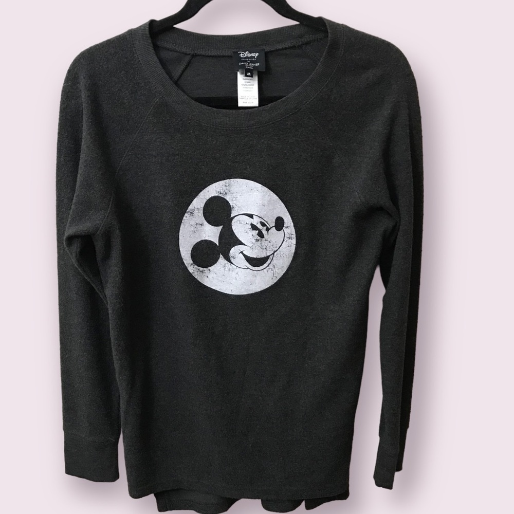 DISNEY Collection By David Lerner Womens Lightweight Mickey Mouse Sweater Size M